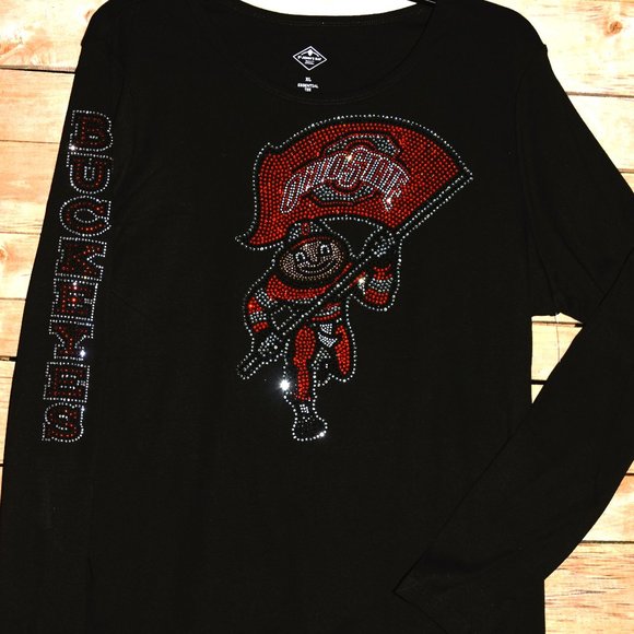 .Ohio State  Long Sleeved Shirt with Buckeyes on Sleeve XS S M L XL XXL 1X… - Picture 2 of 9